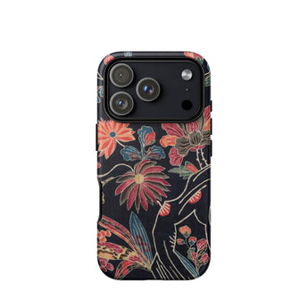 Japanese Wrapping Cloth (uchikui) - Textile Phone Case, Iphone 17 Pro / Matte, Mobile Cases, Toby Leon