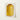 Yellow Ceramic Jar Slightly Cracked Glaze Subtle Brown Sun-kissed Vessel, Yolande Delasser Golden, Art