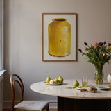 Jar - Yolande Delasser stampa artistica in ceramica dorata / Tela, Poster, stampe e opere d’arte visiva, Toby Leon