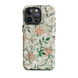 Jasmine - William Morris British Floral Iphone Case, 15 Pro Max / Matte, Floral Patterned Phone Case