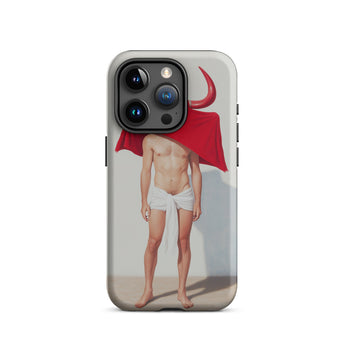 Joysticks - Surreal Gay Matador Phone Case Iphone 15 Pro / Matte Phone Case Bullfighter Design Gay Matador, Surreal Defiant Surrealism