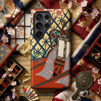 Kago Carriage - Kamisaka Sekka Phone Case, Mobile Cases, Toby Leon