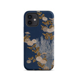 Kimono Fragment with Brushwood Fence and Chrysanthemums Iphone Case, 12 / Matte, Floral Patterned Phone Case