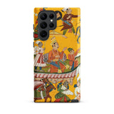 King Dasaratha Proceeds to Rama’s Wedding - Shangri Ramayana Phone Case Samsung Galaxy S22 Ultra / Matte Vibrant Yellow Phone Case