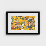 King Dasaratha Proceeds to Rama’s Wedding - Shangri Ramayana Art Print / Canvas Vibrant Intricately Detailed Framed Artwork Historical