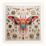 King Dom Beetle - Alien Insect Taxonomy Art Print / Canvas, King Dom Beetle, Alien Species Taxonomy, Xenoentomological Artistry