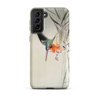 Kingfisher Hunting - Ohara Koson Bird Art Phone Case, Samsung Galaxy S21 Plus / Matte, Mobile Cases, Toby Leon