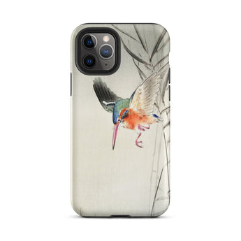 Kingfisher Hunting - Ohara Koson Bird Art Phone Case Iphone 11 Pro / Matte Bird-themed Phone Case Ohara Koson, Kachōe Bird Art, Koson’s