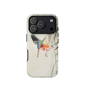 Kingfisher Hunting - Ohara Koson Bird Art Phone Case Iphone 17 Pro / Matte Iphone 13 Pro Max Case Hummingbird Design Black Ohara Koson,