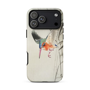Kingfisher Hunting - Ohara Koson Bird Art Phone Case Iphone 17 Pro Max / Matte Iphone 13 Pro Max Case Hummingbird Design Black Ohara Koson,