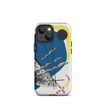 Kleine Welten Ii - Wassily Kandinsky Iphone Hoesje, 13 Mini / Mat, Mobiele Telefoonhoesjes, Toby Leon