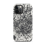Kleine Welten Viii - Wassily Kandinsky Phone Case Iphone 12 Pro Max / Matte Abstract Black White Phone Case Kleine Welten Viii, Wassily