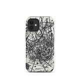 Kleine Welten Viii - Wassily Kandinsky Phone Case Iphone 12 Mini / Matte Abstract Black White Phone Case Kleine Welten Viii, Wassily