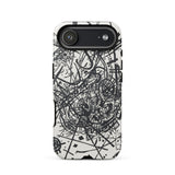 Kleine Welten Viii - Wassily Kandinsky Phone Case Iphone 17 Air / Matte Black White Abstract Art Phone Case Textured Design Kleine Welten