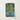 Framed Abstract Painting Figure Motion Vibrant Green Blue Kolig’s Kneeling, Flesh Refracted, Myth Suspended