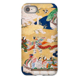 Kocho Chapter - Tale of Genji Heian Period Phone Case Iphone 8 / Matte Artistic Phone Case Kocho Chapter, Five Attendants Unfurl, Genji