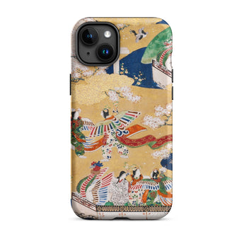 Kocho Chapter - Tale of Genji Heian Period Phone Case Iphone 15 Plus / Matte Iphone Case Japanese Art Kocho Chapter, Five Attendants