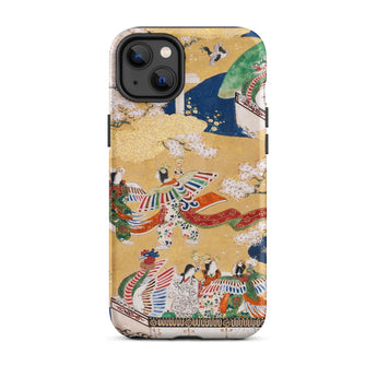Kocho Chapter - Tale of Genji Heian Period Phone Case Iphone 14 Plus / Matte Iphone Case Japanese Art Design Kocho Chapter, Five Attendants