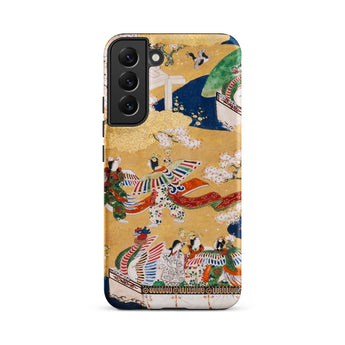 Kocho Chapter - Tale of Genji Heian Period Phone Case Samsung Galaxy S22 Plus / Matte Vibrant Intricately Illustrated Phone Case