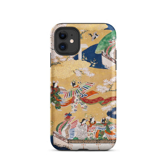 Kocho Chapter - Tale of Genji Heian Period Phone Case Iphone 11 / Matte Artistic Phone Case Kocho Chapter, Five Attendants Unfurl, Genji