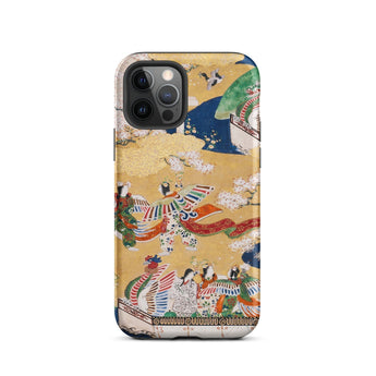 Kocho Chapter - Tale of Genji Heian Period Phone Case Iphone 12 Pro / Matte Japanese Art Patterned Phone Case Kocho Chapter, Five