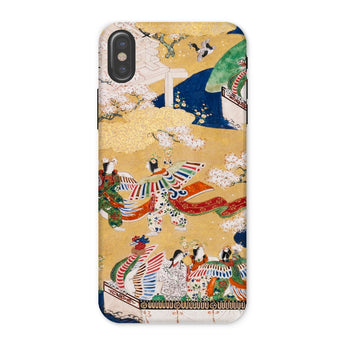 Kocho Chapter - Tale of Genji Heian Period Phone Case Iphone x / Matte Phone Case Asian-inspired Design Kocho Chapter, Five Attendants