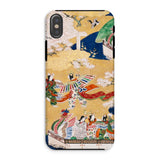 Kocho Chapter - Tale of Genji Heian Period Phone Case Iphone Xs / Matte Artistic Phone Case Kocho Chapter, Five Attendants Unfurl, Genji