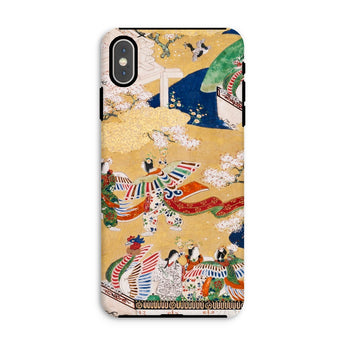 Kocho Chapter - Tale of Genji Heian Period Phone Case Iphone Xs Max / Matte Artistic Phone Case Kocho Chapter, Five Attendants Unfurl,