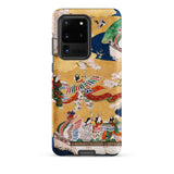 Kocho Chapter - Tale of Genji Heian Period Phone Case Samsung Galaxy S20 Ultra / Matte Vibrant Gold-toned Phone Case Intricate Traditional