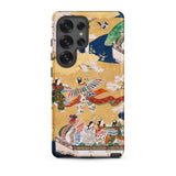 Kocho Chapter - Tale of Genji Heian Period Phone Case Samsung Galaxy S25 Ultra / Matte Vibrant Gold-toned Phone Case Intricate Traditional
