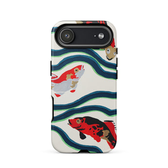 Pesce Koi - Custodia per iPhone Sea Life Pochoir di E.a. Seguy, 17 Air / Opaca, Custodie per telefoni cellulari, Toby Leon