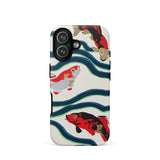 Pesce Koi - Custodia per iPhone Sea Life Pochoir di E.a. Seguy, 17 / Opaca, Custodie per telefoni cellulari, Toby Leon