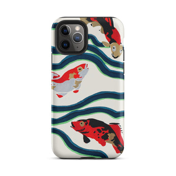 Pesce Koi - Custodia per iPhone Sea Life Pochoir di E.a. Seguy, 11 Pro / Opaca, Custodie per telefoni cellulari, Toby Leon