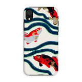 Pesce Koi - Custodia per iPhone Sea Life Pochoir di E.a. Seguy, Xr / Opaca, Custodie per telefoni cellulari, Toby Leon