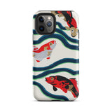Koi Fish - E.a. Seguy Pochoir Sea Life Phone Case Iphone 11 Pro / Matte Koi Fish Patterned Phone Case Seguy Pochoir Sea, Sea Life, Life