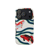 Koi Fish - E.a. Seguy Pochoir Sea Life Phone Case Iphone 17 Pro / Matte Iphone 12 Pro Max Case Koi Fish Design Seguy Pochoir Sea, Sea Life,