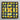 Vibrant Square-framed Artwork Pattern Raised Yellow Floral Circular Traditional Thailand Mosaic, Art, Thai Heritage