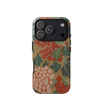 K’ossu Fragment - Qing Dynasty Floral Textile Phone Case, Iphone 17 Pro / Matte, Mobile Cases, Toby Leon