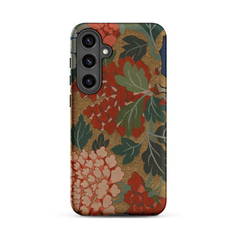 K’ossu Fragment - Qing Dynasty Floral Textile Phone Case, Samsung Galaxy S24 Plus / Matte, Mobile Cases, Toby Leon