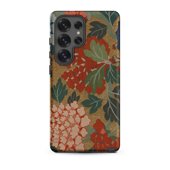 K’ossu Fragment - Qing Dynasty Floral Textile Phone Case, Samsung Galaxy S25 Ultra / Matte, Mobile Cases, Toby Leon