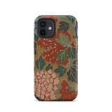 K’ossu Fragment - Qing Dynasty Floral Textile Phone Case Iphone 12 / Matte Floral Patterned Phone Case Qing Dynasty