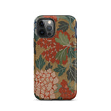 K’ossu Fragment - Qing Dynasty Floral Textile Phone Case Iphone 12 Pro / Matte Floral Patterned Phone Case Qing Dynasty