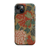 K’ossu Fragment - Qing Dynasty Floral Textile Phone Case Iphone 15 Plus / Matte Floral Patterned Phone Case Qing Dynasty