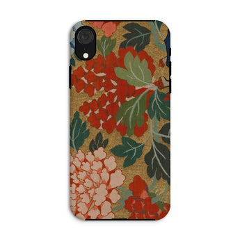 K’ossu Fragment - Qing Dynasty Floral Textile Phone Case Iphone Xr / Matte Floral Patterned Phone Case Qing Dynasty