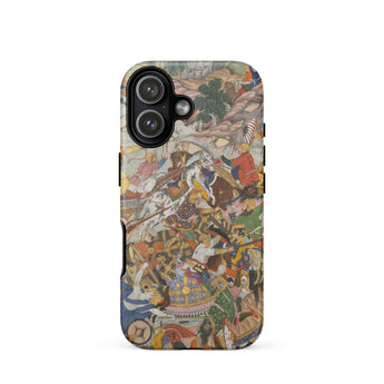 Krishna & Balarama che combattono il nemico - Custodia iPhone Harivamsa, 17 / Opaca, Custodie per telefoni cellulari, Toby Leon