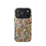 Krishna & Balarama che combattono il nemico - Custodia iPhone Harivamsa, 17 Pro / Opaca, Custodie per telefoni cellulari, Toby Leon