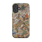 Krishna & Balarama che combattono il nemico - Custodia iPhone Harivamsa, 16 Plus / Opaca, Custodie per telefoni cellulari, Toby Leon