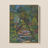 Kubinsky Stream - Arnold Peter Weisz Kubinccan Art Print / Canvas, 12x16’’ / 31x41cm / Natural Frame, Posters Prints & Visual Artwork, Toby