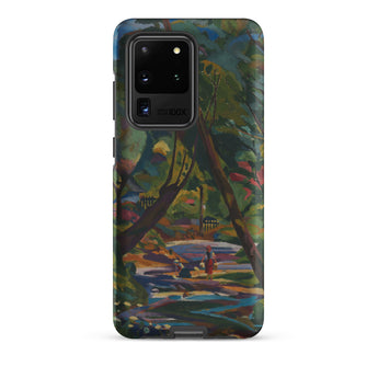 Kubinsky Stream - Arnold Peter Weisz Kubinccan Samsung Case, Galaxy S20 Ultra / Matte, Smartphone Case Vibrant Impressionistic Landscape