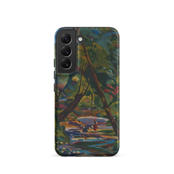 Kubinsky Stream - Arnold Peter Weisz Kubinccan Samsung Case, Galaxy S22 / Matte, Phone Case Vibrant Abstract Landscape Painting Design